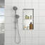 Stainless Steel Shower Niche Double Shelf