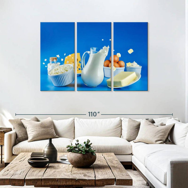 Yarlin Dairy Diet, 48" H x 74" W
