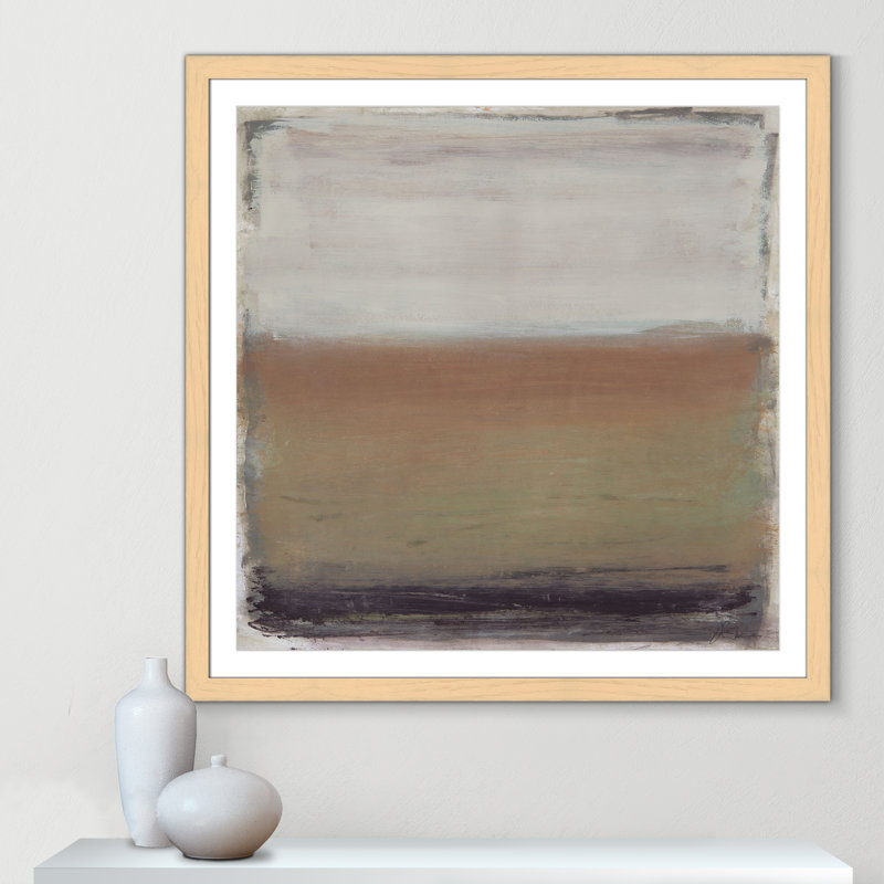«Arizona Print» par Casa Fine Arts, Impression encadrée naturelle avec passe-partout, H 42,5 po x l 42,5 po x P 1,25 po