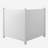 50'' H x 50'' W Vinyl Fencing with 2 Panel(s) Included