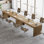 78.7" Rectangle Conference Table (set Of 2)