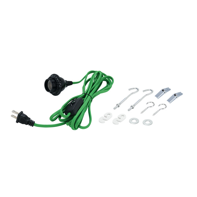 Plug-in Hanging Socket Pendant Fixture Lighting Kit