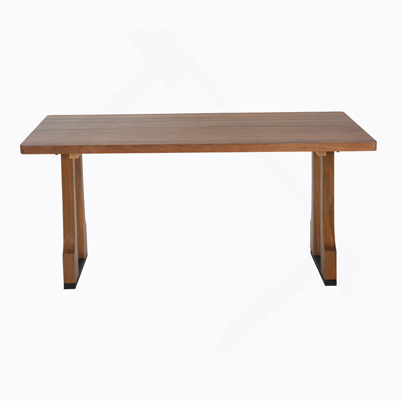 Table de salle à manger 63 "rectangulaire (noyer), Noyer