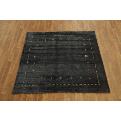 Tapis tribal fait à la main de style Gabbeh 5 x 5