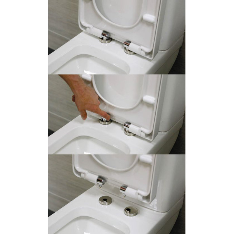  Soft Closing Round Toilet Seat