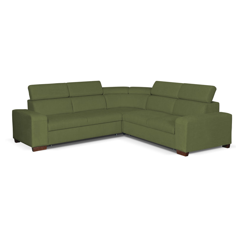 Erwine 5 Seater Sofa Bed, Oliva