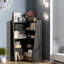 Bibliothèque extensible avec rangement, en bois MDF, tablette moderne ajustable pour la maison