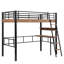 Lit mezzanine en métal avec bureau intégré-1232659065