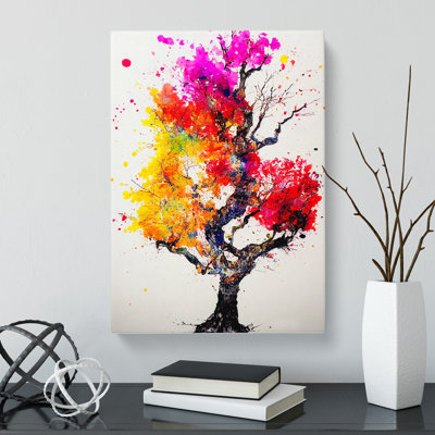 Apple Tree Splatter Vol.1 - Wrapped Canvas Print