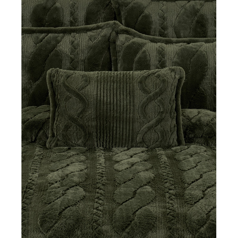 Coussin décoratif Cava Boudoir, À feuilles persistantes