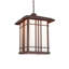 24" Square Tea House Lantern Pendant
