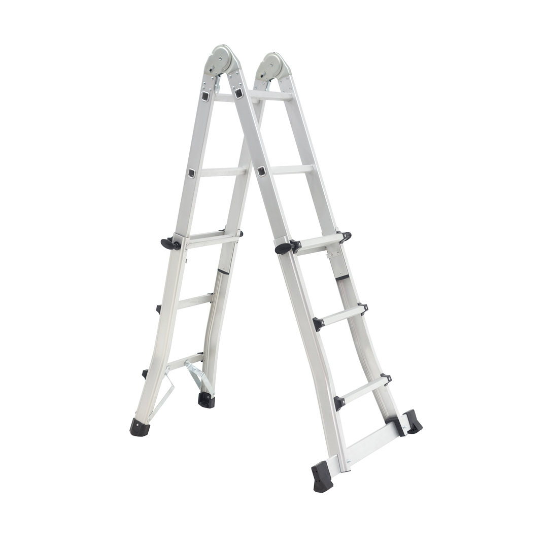 12 - Step Aluminium Lightweight Folding Multi-Position Ladder