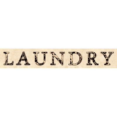 Laundry - Textual Art Print