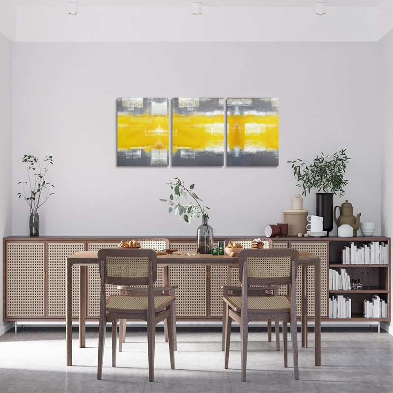 3 Piece Wrapped Canvas Wall Art