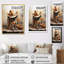 Yerly minimalisme, chapeau de cowboy et botte II - Cowboys, art mural-2021475320-2021475324