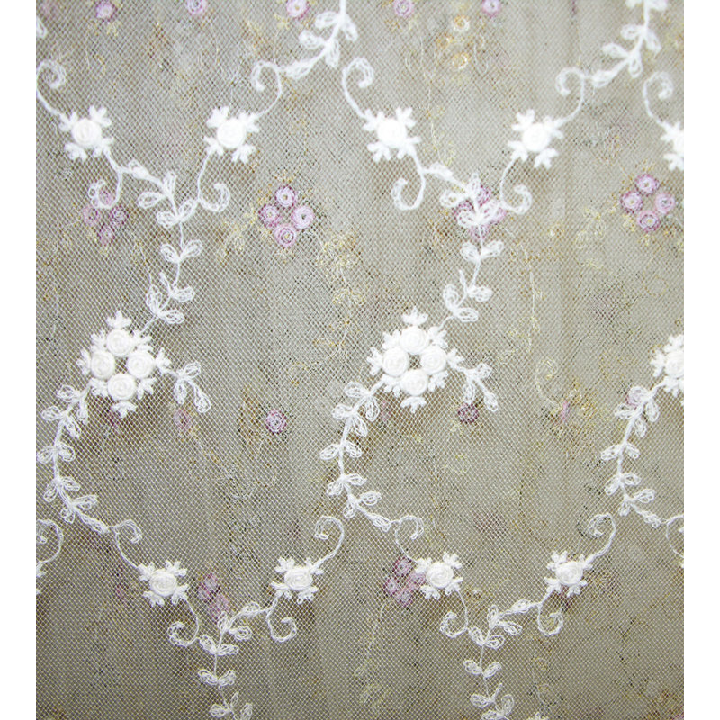 Tissu diaphane Florinette, Écru