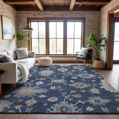 Premium Machine Washable Jaylin AMF1218 Global Rug