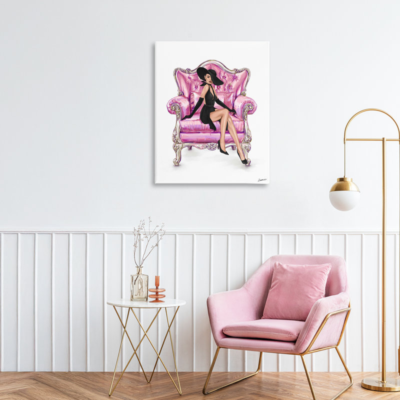 Femme élégante sur toile, par Ziwei Li, H 20 po x l 16 po