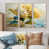 Toile naturelle avec cadre flottant