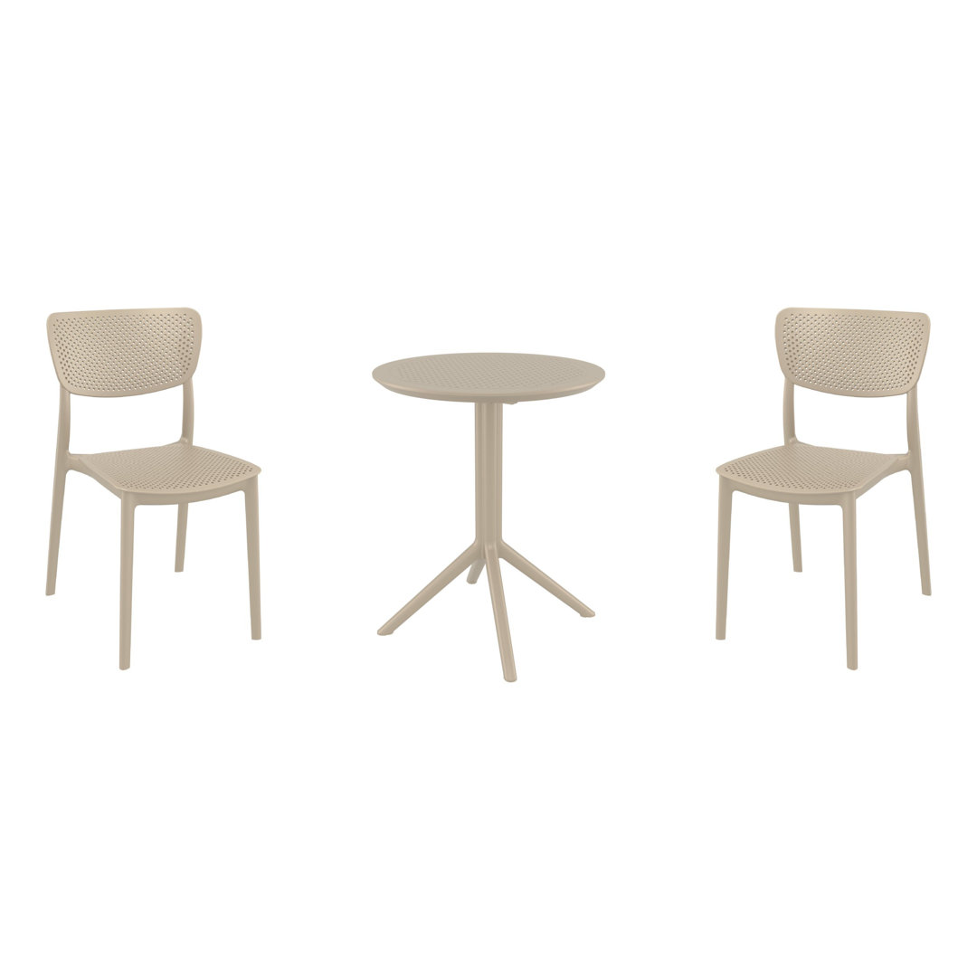 Farrah 2 - Person Patio Dining Set with Round Table AllModern 