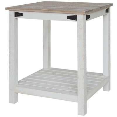 Poynor Solid Wood End Table