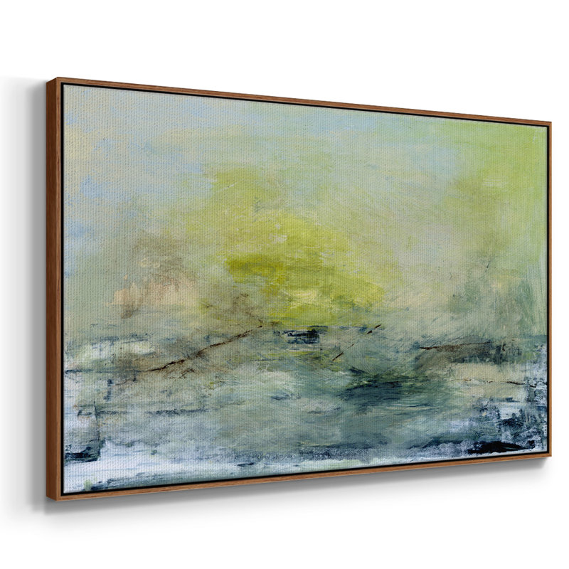 «Lightful», reproduction sur toile encadrée, H 27 po x l 41 po x P 2 po, Noyer