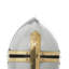 Casque chevalier croisé en métal argenté