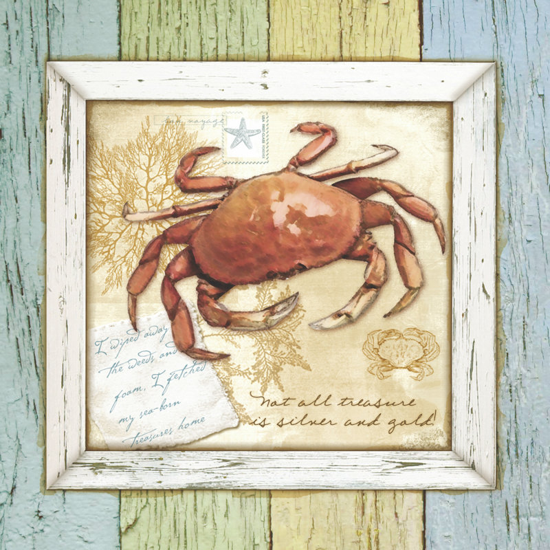 Sea Treasures VIII - Wrapped Canvas Print, 30cm H x 30cm W
