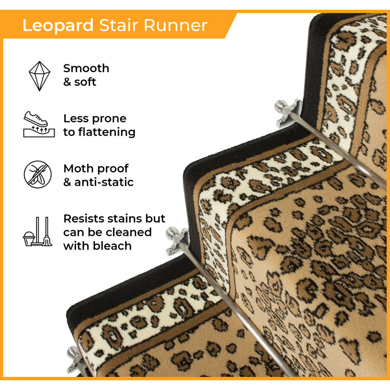 Runner Adilet Animal Print Indoor Area Rug, Runner 600cm x 70cm