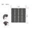 Carreaux de terrasse en plastique à emboîtement, paquet de 44 tuiles de patio, 12 po x 12 po carré extérieur imperméable à l'eau, toutes saisons, extérieur et intérieur