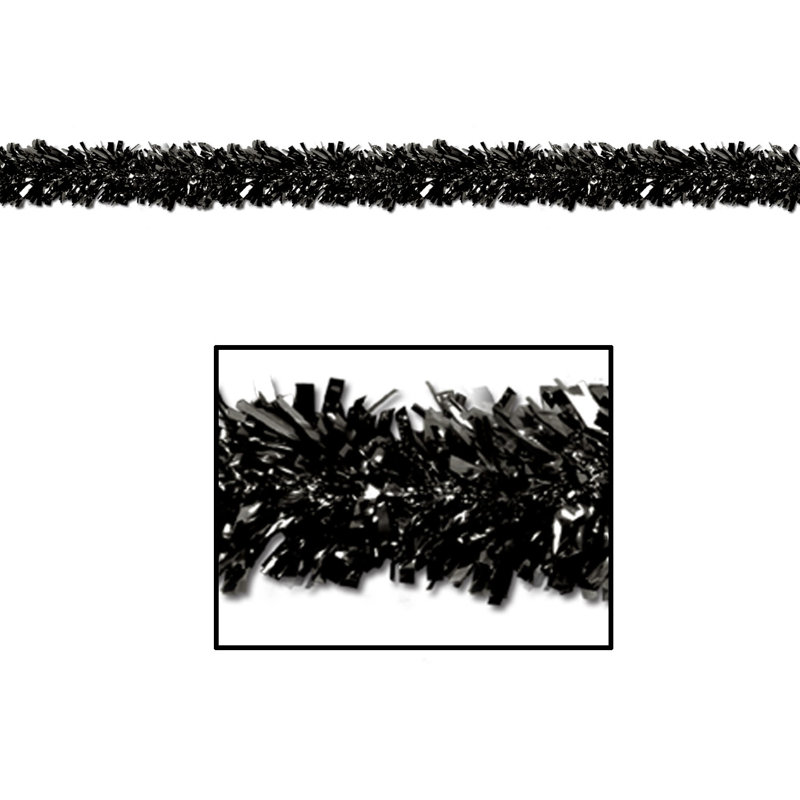 Tinsel pampille 15', Noir