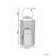 MACHILI 53cm Integrated LED Outdoor Lantern-124299692