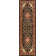 Belliere Medallion Kashan Black Traditional Rug