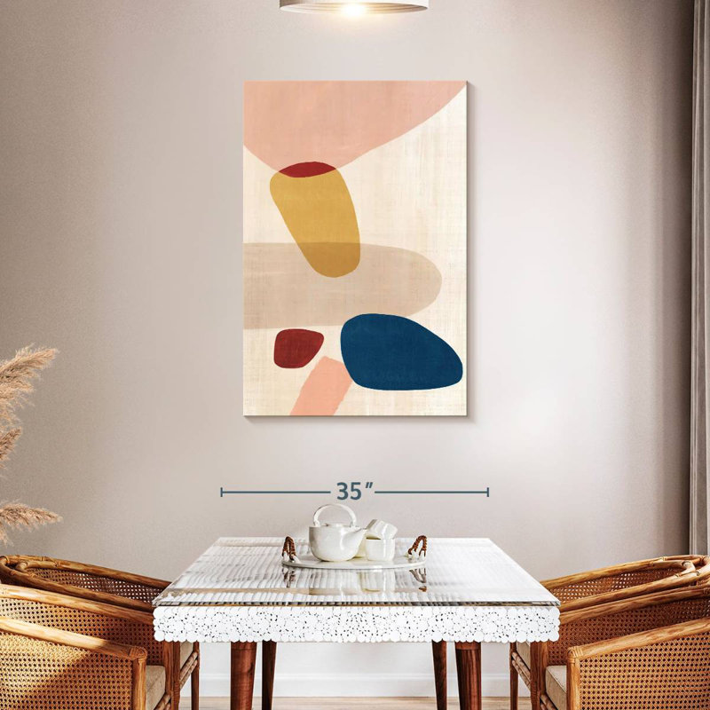Avery Pink Pebbles, 45" H x 30" W