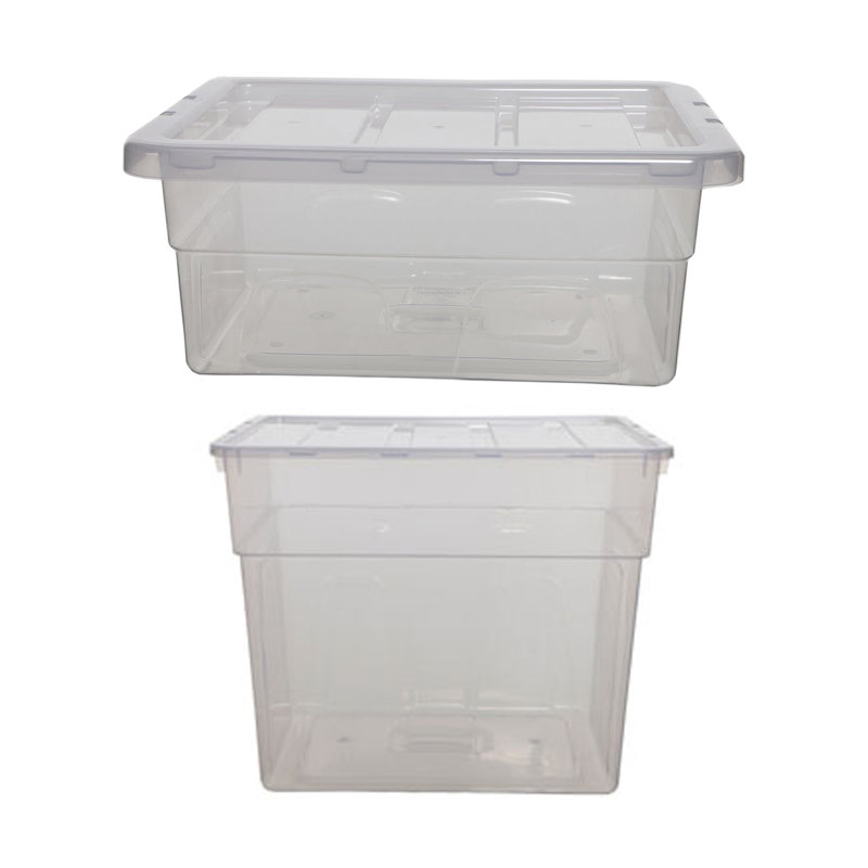Whitefurze Polyethylene Plastic Underbed Storage