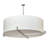 10 - Light Dimmable Drum Chandelier