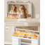 Dressing Table with HD Mirror, RGB Lights, Power Strip | Make Vanity Desk with LED Light, Transparent Glass Vanity Table with 11 Drawers, 3 Shelves, Bedroom