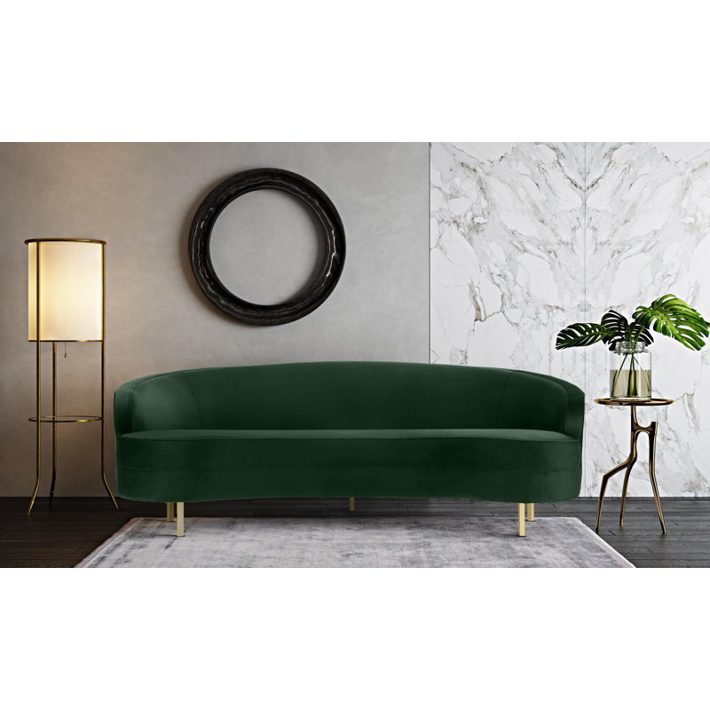 Canapé Tov Furniture, Velours vert boisé