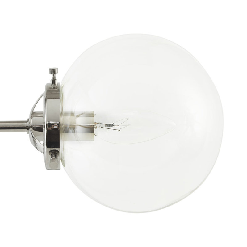 Lustre 12 lumières avec ampoules sphériques surdimensionnées