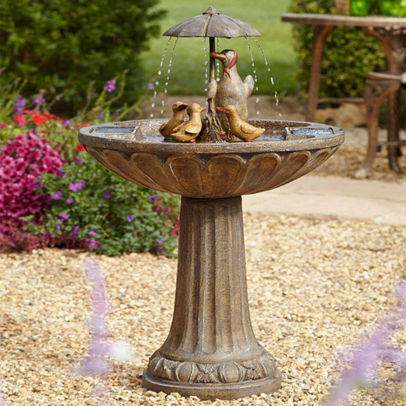 Roscoe Outdoor Birdbath Fountain