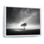Horizon d'arbre monochrome noir et blanc - salon d'art mural plage et océan-96320853-96320856