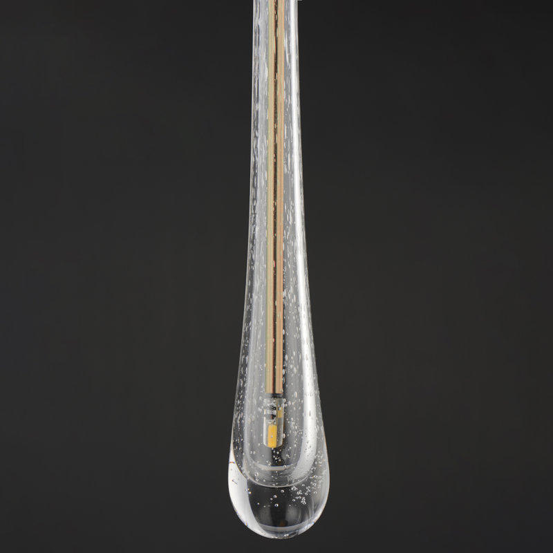 Luminaire suspendu 1 lumière, Or