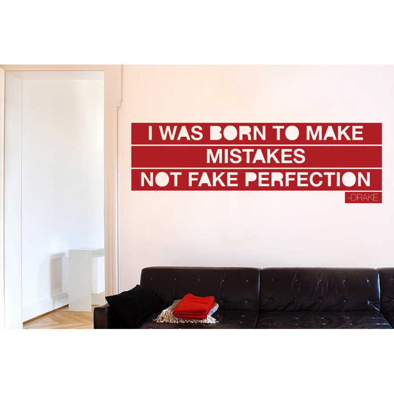 Wall Decal, Dark Red, Large
