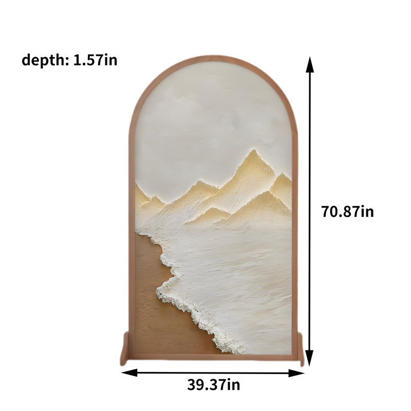Brithany, 70.87" H x 39.37" W x 1.57" D