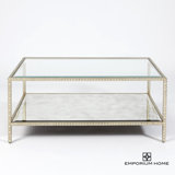 Emporium Home Glass Cocktail Table