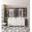 Ensemble de meuble-lavabo double l 70,7 po x P 21,2 po x H 33,8 po Claritsa-504391714