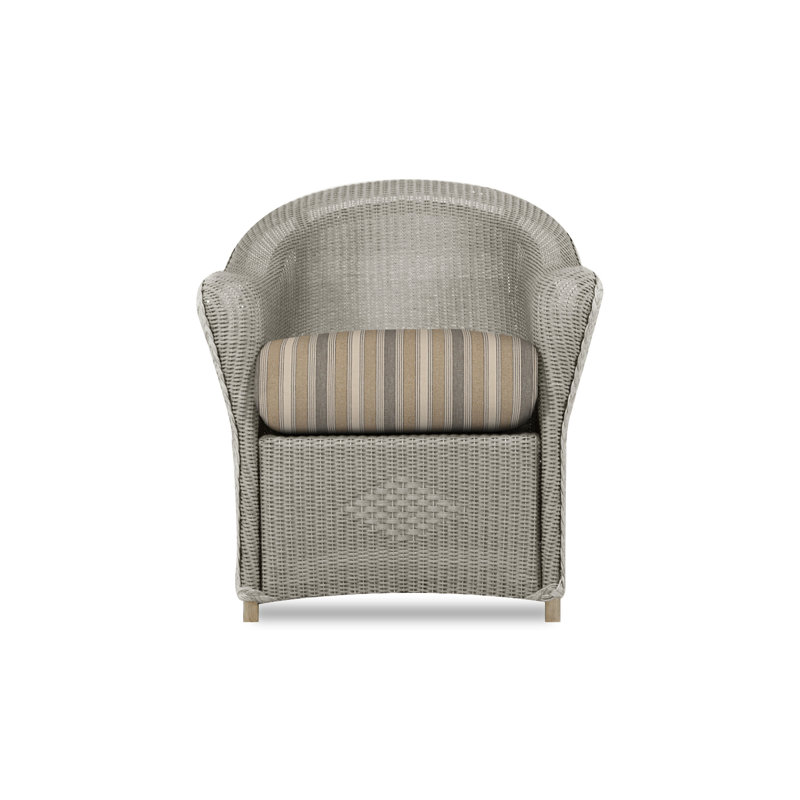 Reflections Outdoor Dining Armchair, Pewter, Purveyor Pewter
