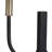 59.25" Metal Floor Lamp With White Shade