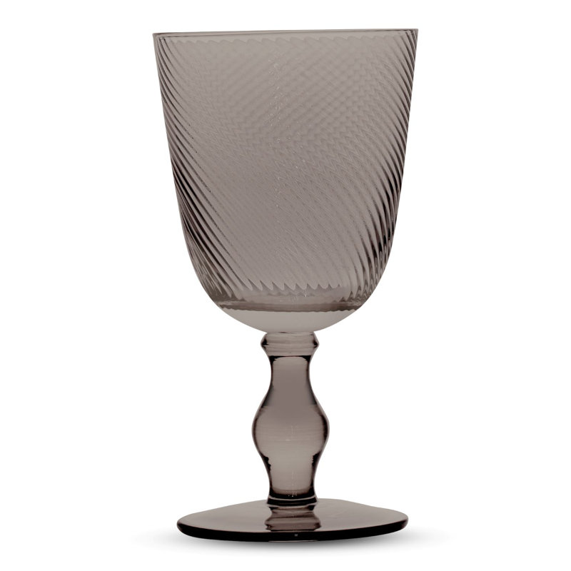 Retro Smoke 12 oz. Crystal Goblet