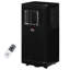 Climatiseur portatif 8 000 BTU refroidisseur par évaporation noir pour les pièces jusqu'à 345 pieds carrés avec télécommande minuterie en mode veille 24H